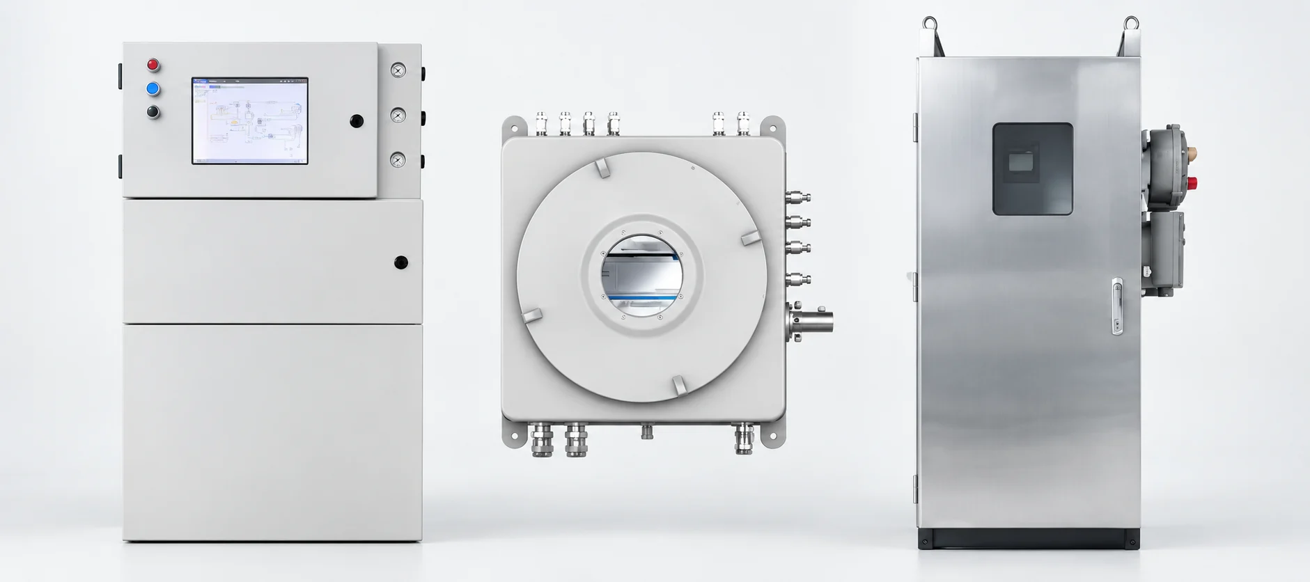 Industrial process chromatograph and process analysis systems