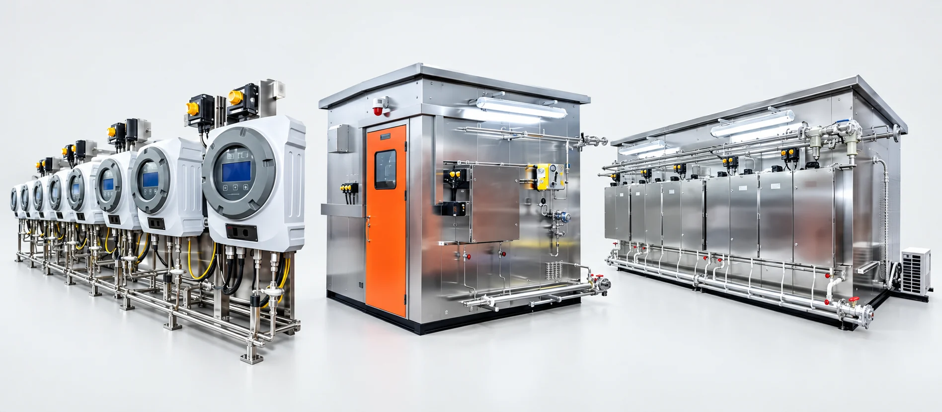Integrated analyzer shelter and analyzer cabinet configurations