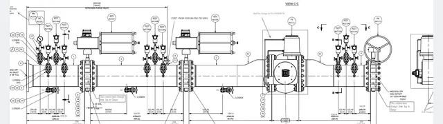 Process off gas train drawing thumbnail
