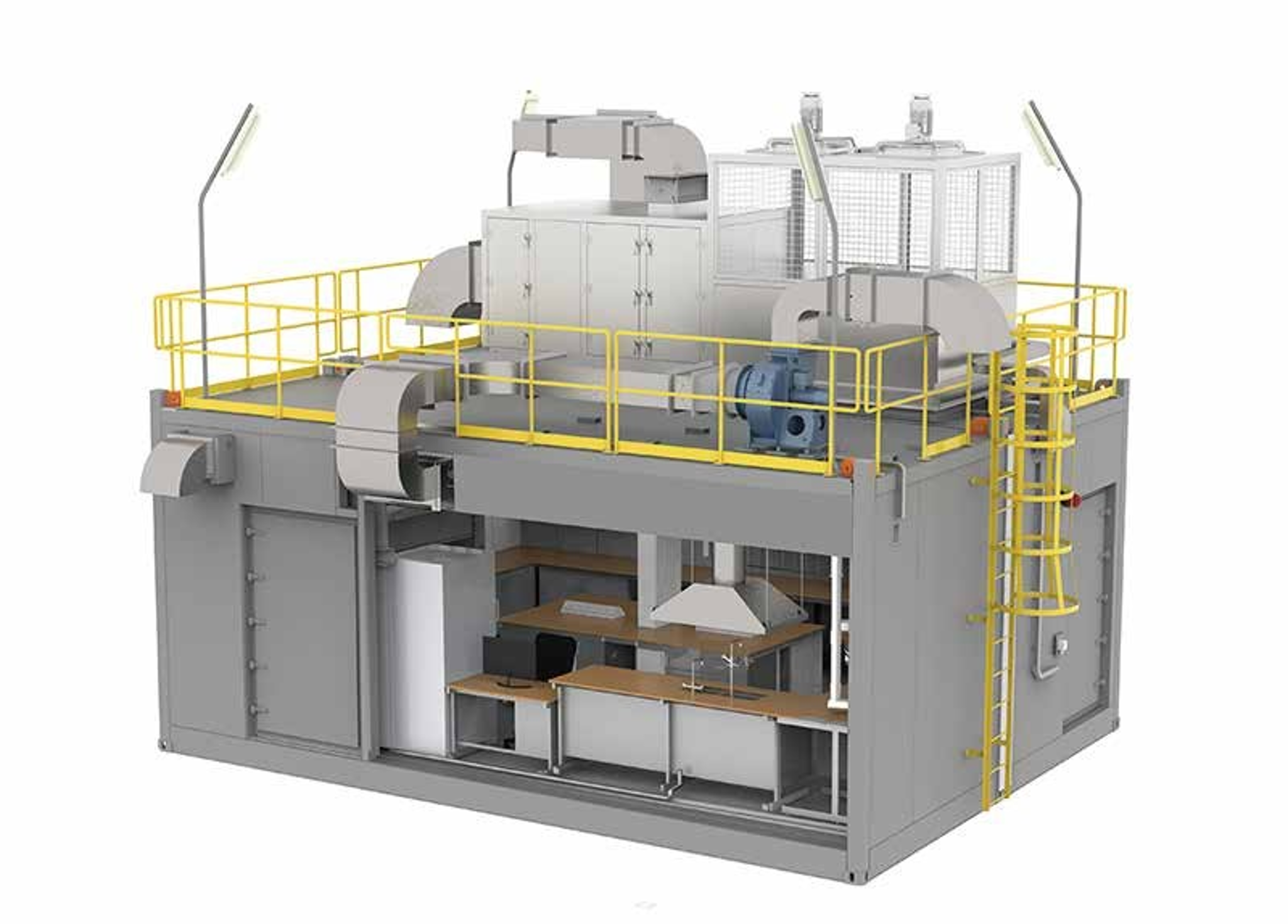 Dragon specialized modular offshore laboratory building