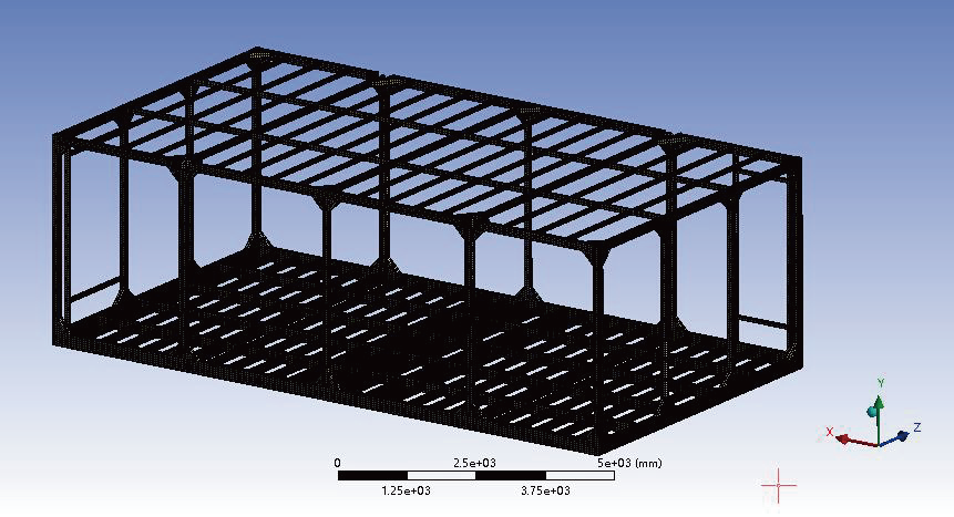 Structural steel model
