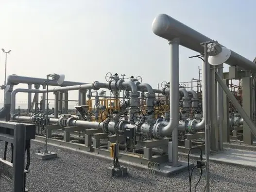 High-pressure LNG terminal custody-transfer metering skid