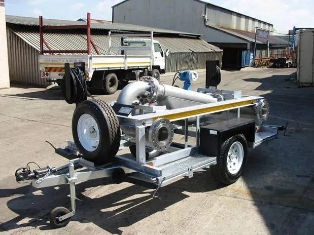 Mobile trailer-mounted master-meter skid
