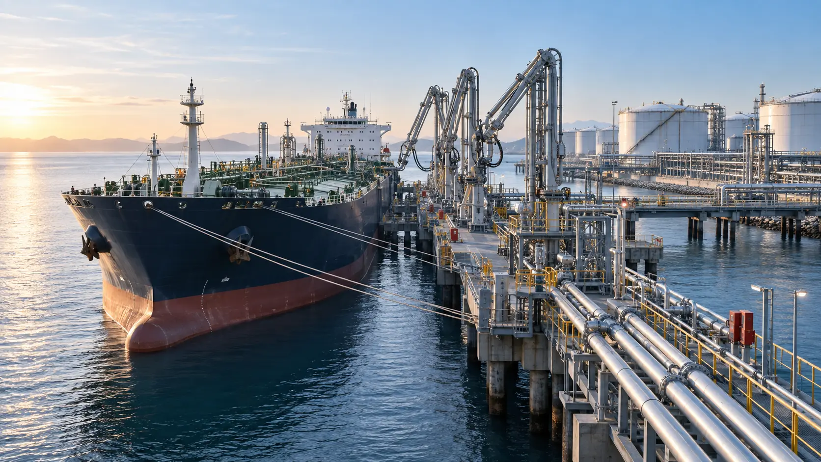 Marine terminal and pipeline transfer metering