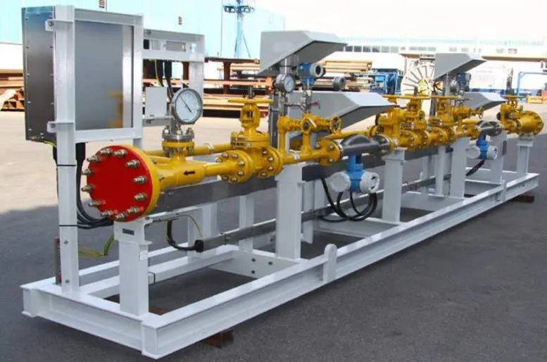 Hydrogen custody-transfer metering skid