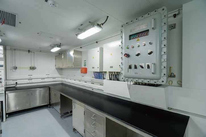 Control equipment and laboratory utilities